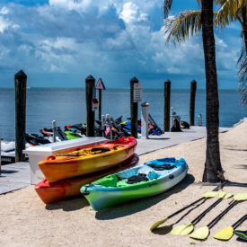 kayaks at the pointe